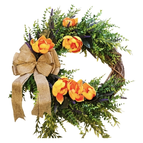 Rustic Spring Wreath - Picture 4 of 9
